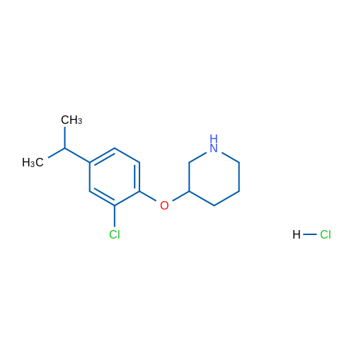3-(2-Chloro-4-isopropylphenoxy)piperidine hydrochloride 5g