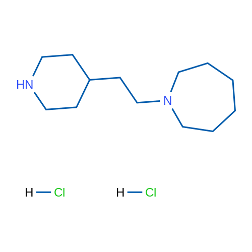 1-(2-(Piperidin-4-yl)ethyl)azepane dihydrochloride 5g