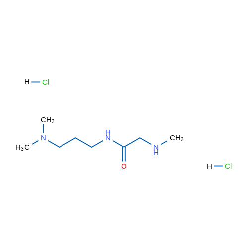 N-(3-(Dimethylamino)propyl)-2-(methylamino)acetamide dihydrochloride 1g