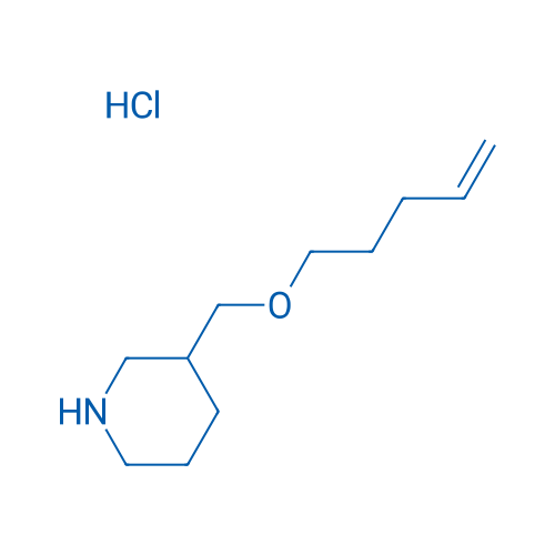 3-((Pent-4-en-1-yloxy)methyl)piperidine hydrochloride 1g