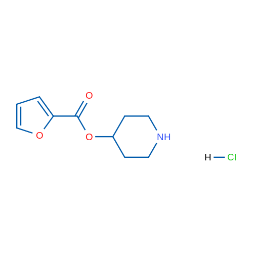 Piperidin-4-yl furan-2-carboxylate hydrochloride 5g