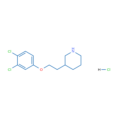 3-(2-(3,4-Dichlorophenoxy)ethyl)piperidine hydrochloride 1g