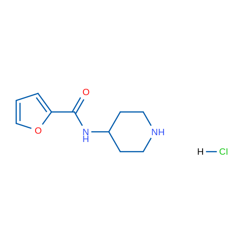 N-(Piperidin-4-yl)furan-2-carboxamide hydrochloride 1g