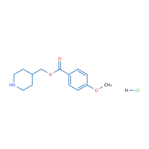 Piperidin-4-ylmethyl 4-methoxybenzoate hydrochloride 1g