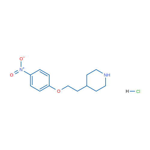 4-(2-(4-Nitrophenoxy)ethyl)piperidine hydrochloride 1g