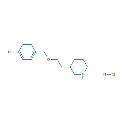 3-(2-((4-Bromobenzyl)oxy)ethyl)piperidine hydrochloride 1g