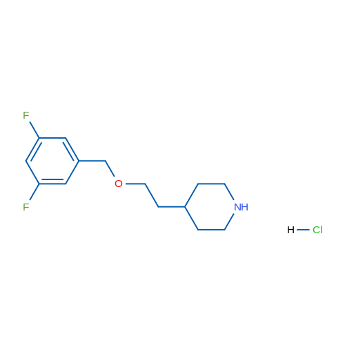 4-(2-((3,5-Difluorobenzyl)oxy)ethyl)piperidine hydrochloride 1g