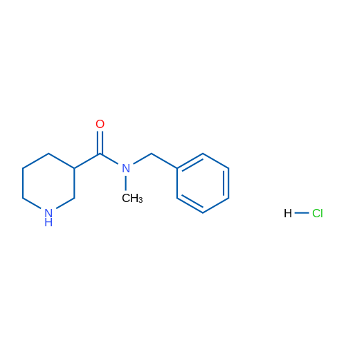 N-Benzyl-N-methylpiperidine-3-carboxamide hydrochloride 1g
