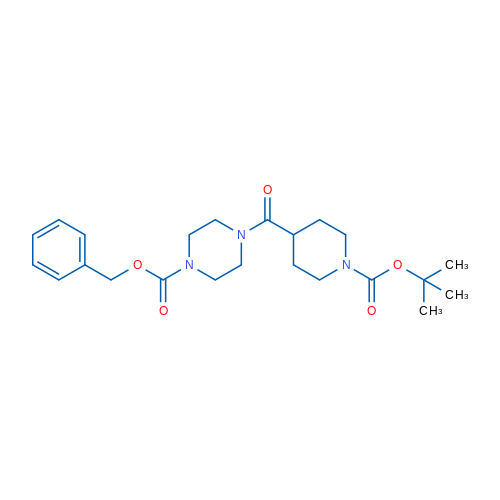 Benzyl 4-(1-(tert-butoxycarbonyl)piperidine-4-carbonyl)piperazine-1-carboxylate 1g