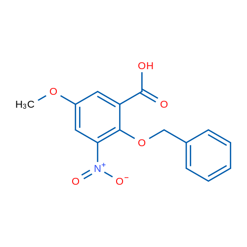 2-(Benzyloxy)-5-methoxy-3-nitrobenzoic acid 5g