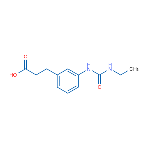 3-(3-(3-Ethylureido)phenyl)propanoic acid 1g