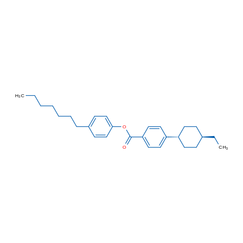 4-Heptylphenyl 4-(trans-4-ethylcyclohexyl)benzoate 1g