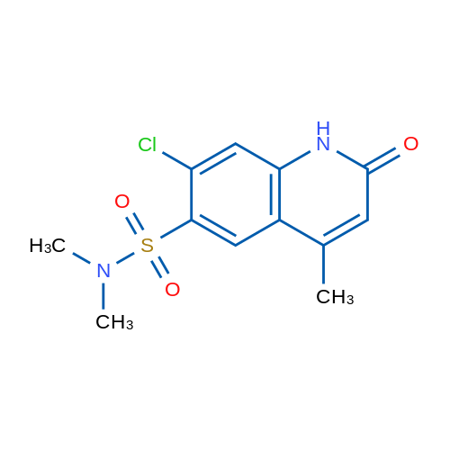 7-Chloro-N,N,4-trimethyl-2-oxo-1,2-dihydroquinoline-6-sulfonamide 1g