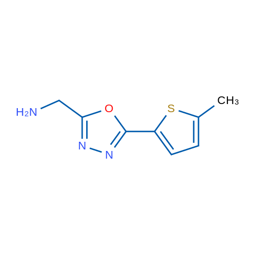 (5-(5-Methylthiophen-2-yl)-1,3,4-oxadiazol-2-yl)methanamine 1g