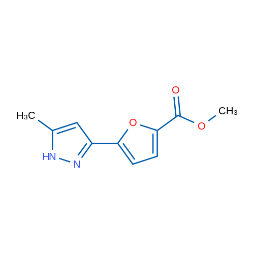 Methyl 5-(5-methyl-1H-pyrazol-3-yl)furan-2-carboxylate 1g