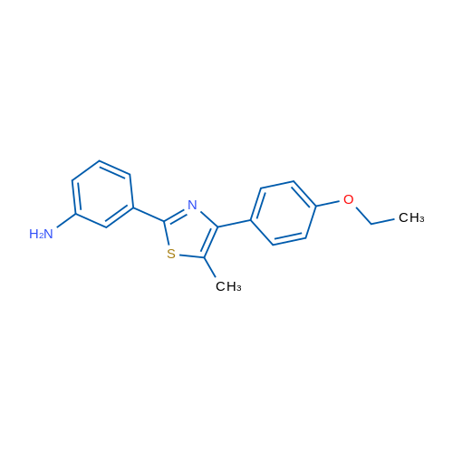 3-(4-(4-Ethoxyphenyl)-5-methylthiazol-2-yl)aniline 1g