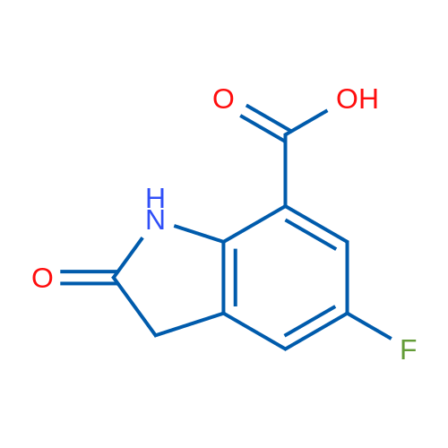 5-Fluoro-2-oxoindoline-7-carboxylic acid 1g