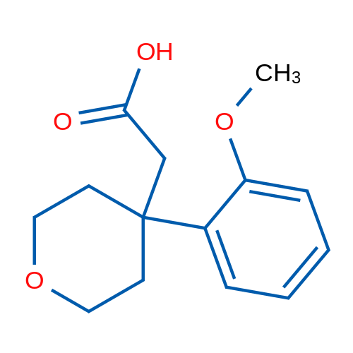 2-(4-(2-Methoxyphenyl)tetrahydro-2H-pyran-4-yl)acetic acid 1g