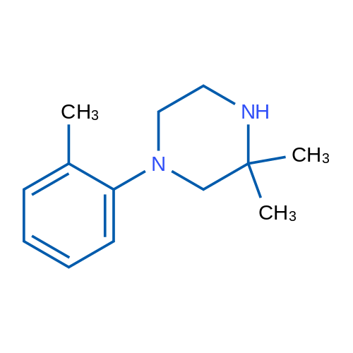 3,3-Dimethyl-1-(2-methylphenyl)piperazine 1g