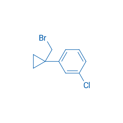 1-(1-(Bromomethyl)cyclopropyl)-3-chlorobenzene 250mg