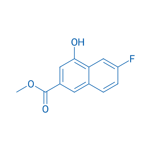 Methyl 6-fluoro-4-hydroxy-2-naphthoate 1g