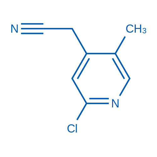 2-(2-Chloro-5-methylpyridin-4-yl)acetonitrile 100mg