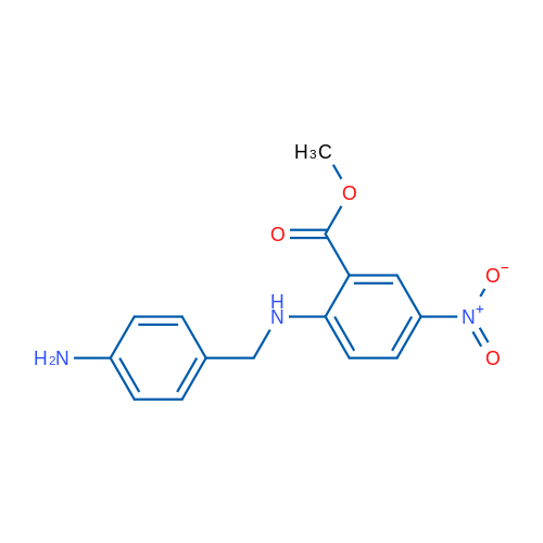 Methyl 2-((4-aminobenzyl)amino)-5-nitrobenzoate 1g