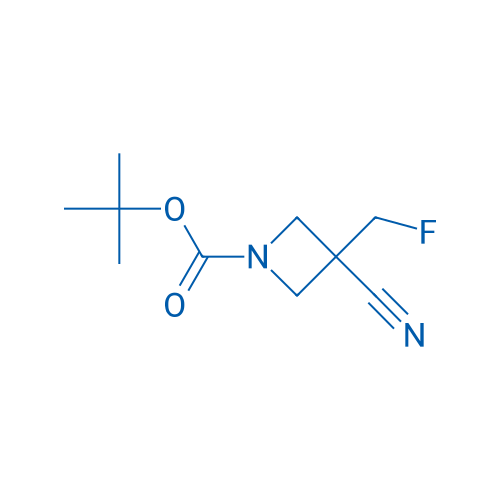 tert-butyl 3-cyano-3-(fluoromethyl)azetidine-1-carboxylate 100mg