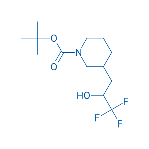 tert-Butyl 3-(3,3,3-trifluoro-2-hydroxypropyl)piperidine-1-carboxylate 5g