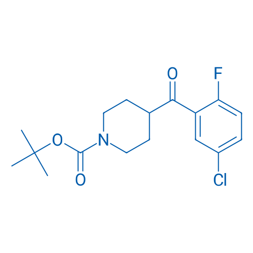 tert-Butyl 4-(5-chloro-2-fluorobenzoyl)piperidine-1-carboxylate 250mg