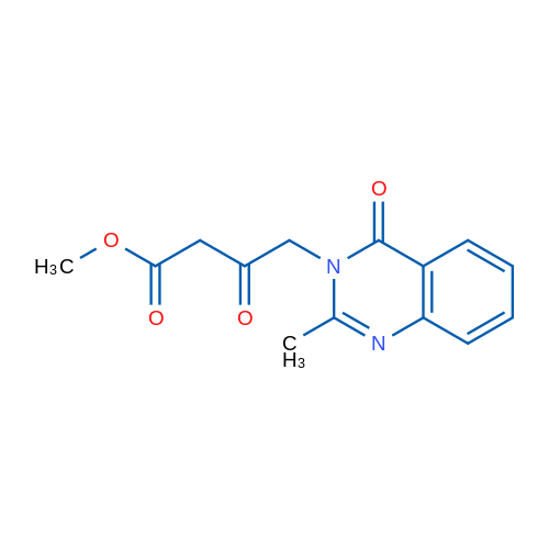 Methyl 4-(2-methyl-4-oxoquinazolin-3(4H)-yl)-3-oxobutanoate 1g