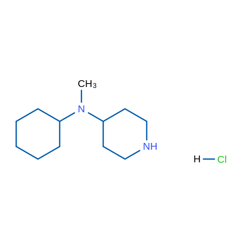 N-Cyclohexyl-N-methylpiperidin-4-amine hydrochloride 1g