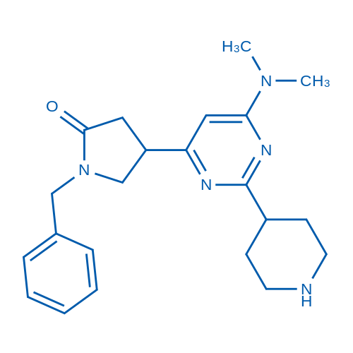 1-Benzyl-4-(6-(dimethylamino)-2-(piperidin-4-yl)pyrimidin-4-yl)pyrrolidin-2-one 1g