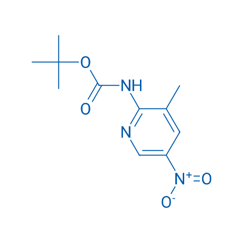 tert-Butyl (3-methyl-5-nitropyridin-2-yl)carbamate 100mg