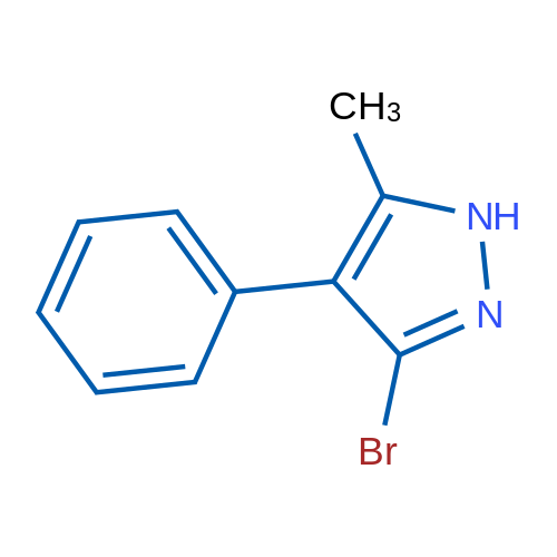 3-Bromo-5-methyl-4-phenyl-1H-pyrazole 1g