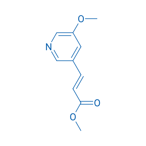(E)-Methyl 3-(5-methoxypyridin-3-yl)acrylate 250mg