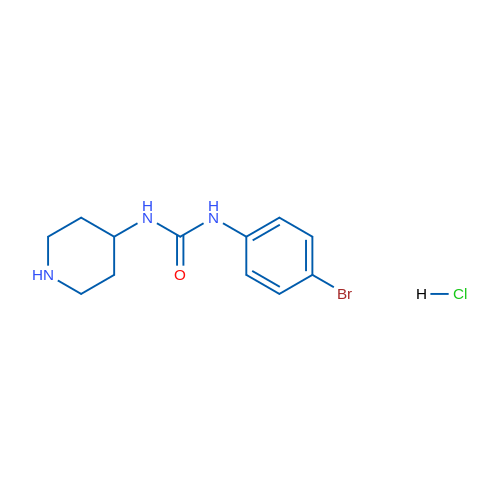 1-(4-Bromophenyl)-3-(piperidin-4-yl)ureahydrochloride 1g