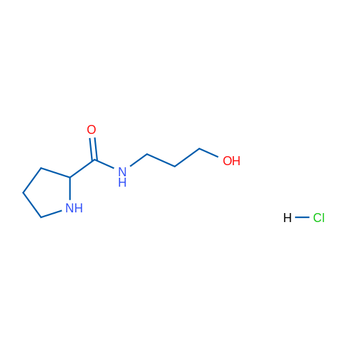 N-(3-Hydroxypropyl)pyrrolidine-2-carboxamide hydrochloride 1g