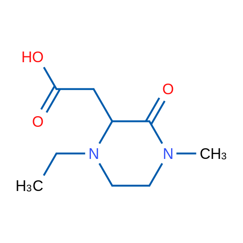 2-(1-Ethyl-4-methyl-3-oxopiperazin-2-yl)acetic acid 1g