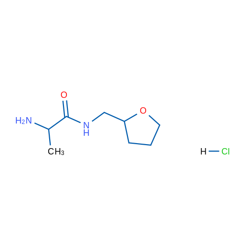 2-Amino-N-((tetrahydrofuran-2-yl)methyl)propanamide hydrochloride 5g