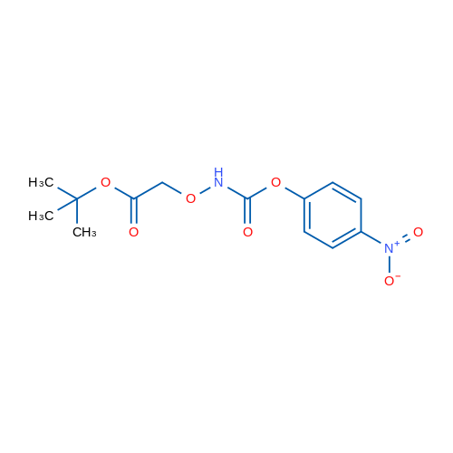 tert-Butyl 2-((((4-nitrophenoxy)carbonyl)amino)oxy)acetate 1g