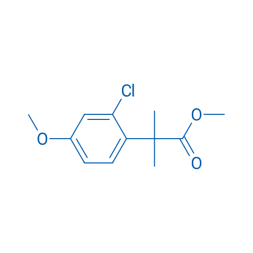 Methyl 2-(2-chloro-4-methoxyphenyl)-2-methylpropanoate 1g