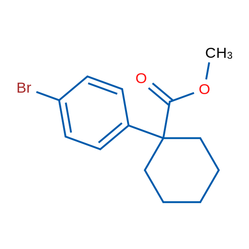 Methyl 1-(4-bromophenyl)cyclohexanecarboxylate 1g