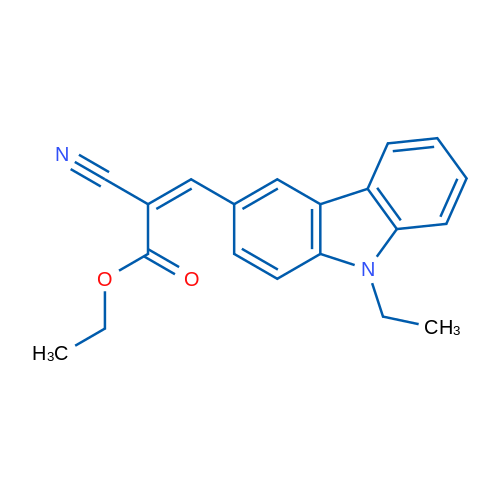 Ethyl (2Z)-2-cyano-3-(9-ethyl-9H-carbazol-3-yl)prop-2-enoate 1g