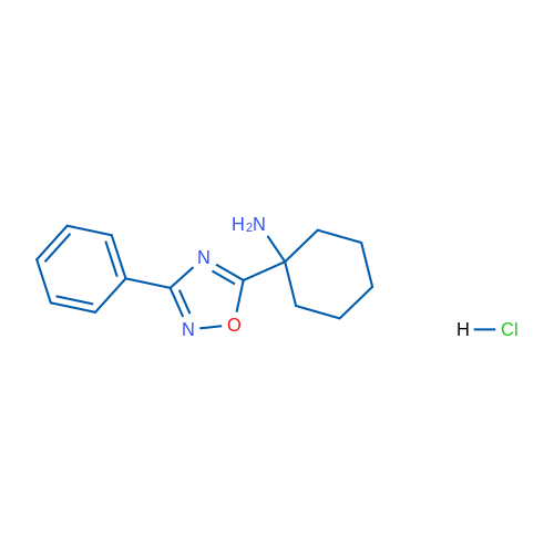 1-(3-Phenyl-1,2,4-oxadiazol-5-yl)cyclohexanamine hydrochloride 1g