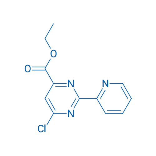 Ethyl 6-chloro-2-(pyridin-2-yl)pyrimidine-4-carboxylate 250mg