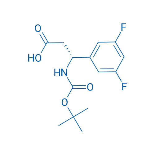 (R)-3-((tert-Butoxycarbonyl)amino)-3-(3,5-difluorophenyl)propanoic acid 250mg
