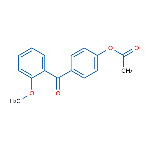 4-Acetoxy-2'-methoxybenzophenone 1g