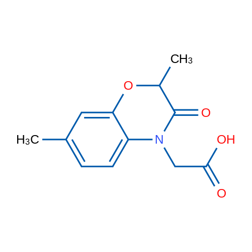 (2,7-DImethyl-3-oxo-2,3-dihydro-4h-1,4-benzoxazin-4-yl)acetic acid 5g