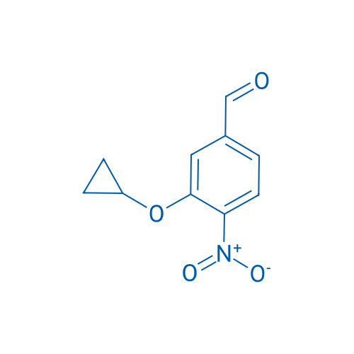 3-Cyclopropoxy-4-nitrobenzaldehyde 100mg